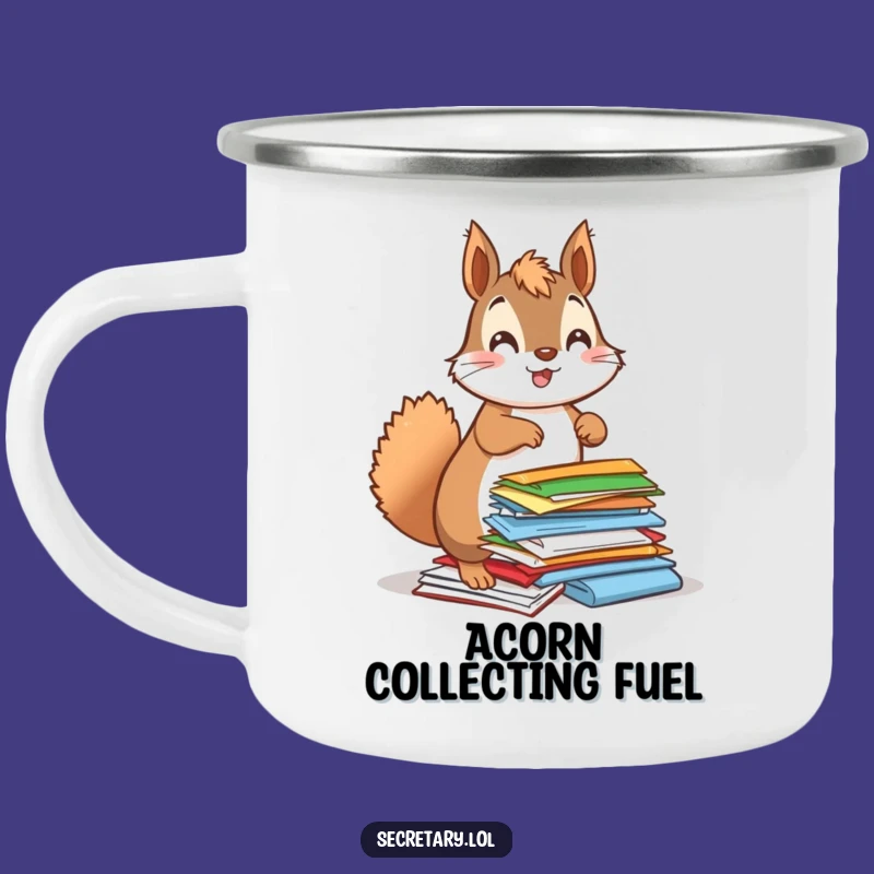 Funny Squirrel Camping Mug: Enthusiastic Organizer - Hilarious Outdoor Gift
