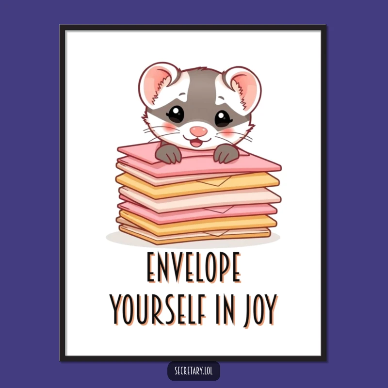 Free Printable Ferret Wall Art: Funny Downloadable Decor for Your Cozy Space!