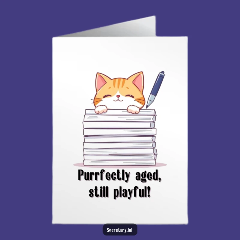 Free Printable Funny Cat Birthday Card - Hilarious Downloadable Gift for Cat Lovers