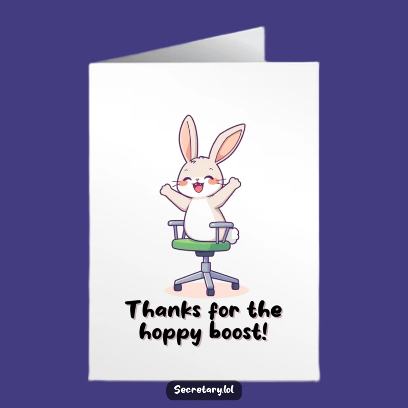Free Printable Dizzy Bunny Thank You Card - Delightful Downloadable Gift